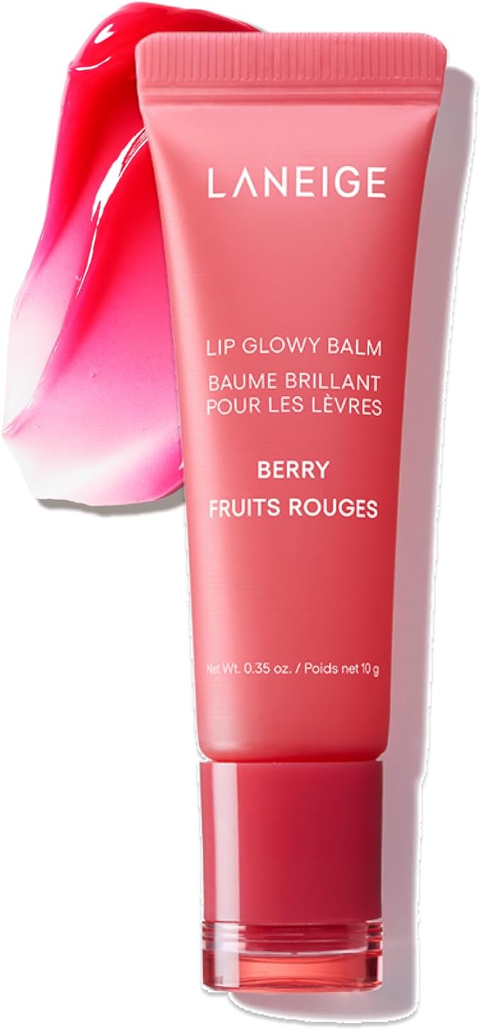 612UcJQa1VL._AC_SX679_.jpg Lip Glowy Balm: Sheer Tinted Lip Treatment Balm Tube with Shea & Murumuru Butters for Hydrating, Moisturizing, Glossy, Non-Sticky Shine, Berry | Korean Skin Care, Berry - Image 1